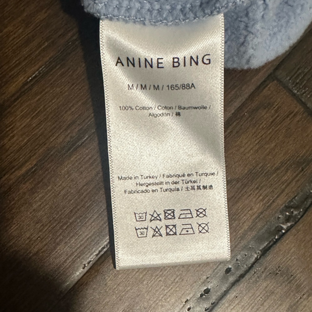 Anine Bing Light Blue Sweatshirt - Picture 5 of 9